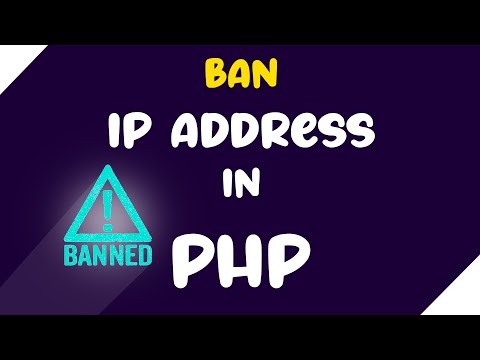 PHP how to Ban IP Address after several login attempts + source code | Quick programming tutorial
