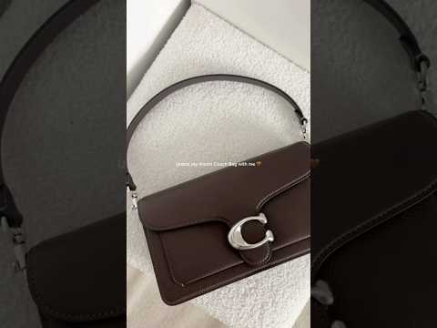 Coach tabby bag unboxing 🤎 #coachbag #fashion #shortsfeed #shorts