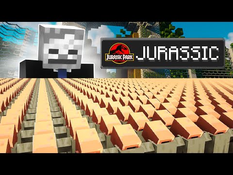 I Took 1,000,000 Villagers to JURASSIC PARK