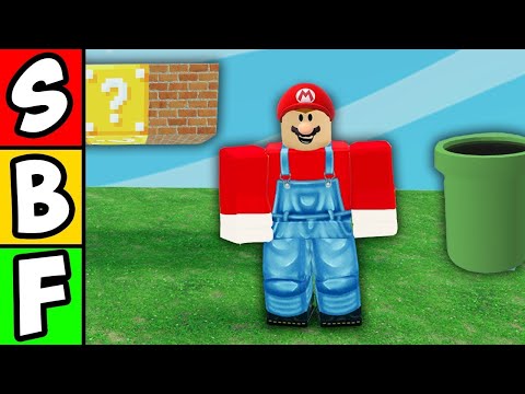 I Ranked THE BEST Mario ROBLOX Games