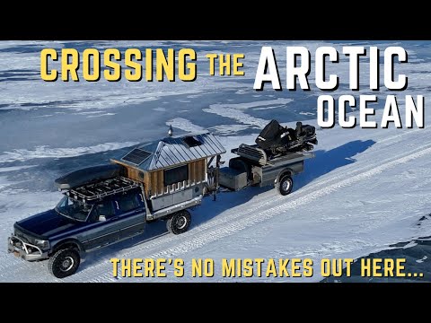 I DROVE AN ICE ROAD ACROSS THE ARCTIC OCEAN (in an Old Ford Diesel Truck)
