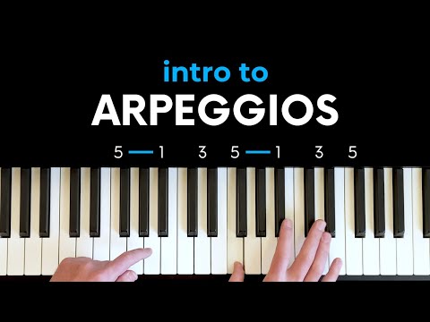 How to play ARPEGGIOS on the piano