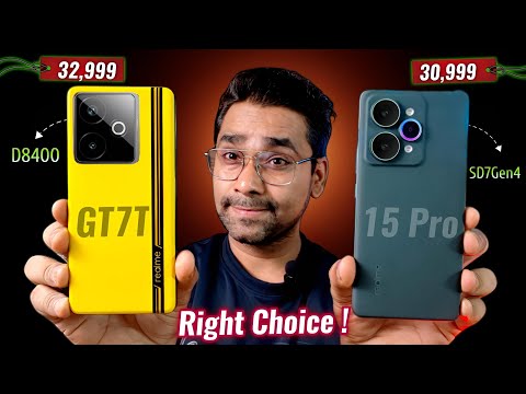 realme 15 Pro Vs realme GT 7T Full Comparison & Speed Test | Snapdragon 7 Gen 4 Vs Dimensity 8400 