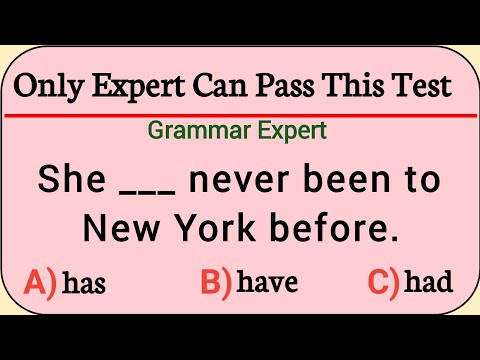 Only a Genius Can Score 10/10 in This English Grammar Quiz! ✌️ | Test Your English Level Now!