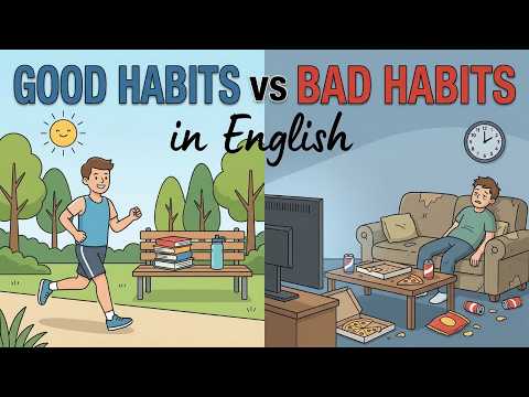 Talking About Good Habits & Bad Habits in English | Easy English Podcast