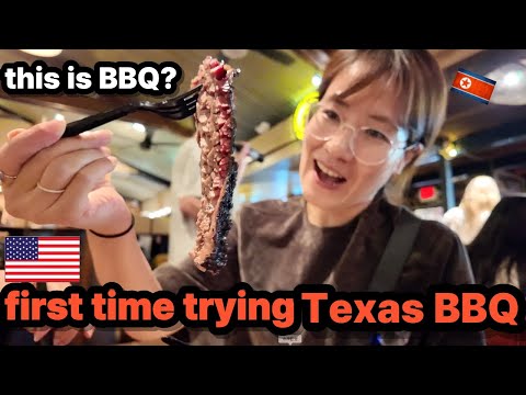 🇰🇵North Korean Defectors Try Terry Black's BBQ For The First Time In Texas🇺🇸