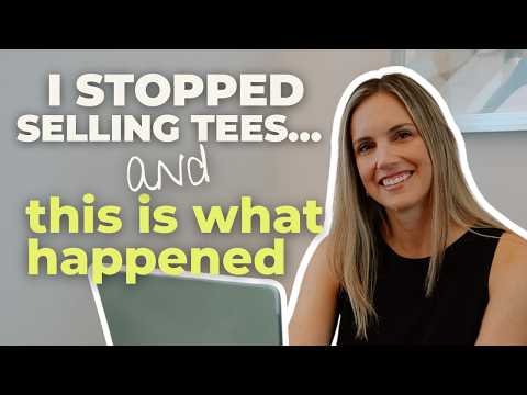 Why I Quit Selling T-Shirts on Etsy (And What I Sell Instead)