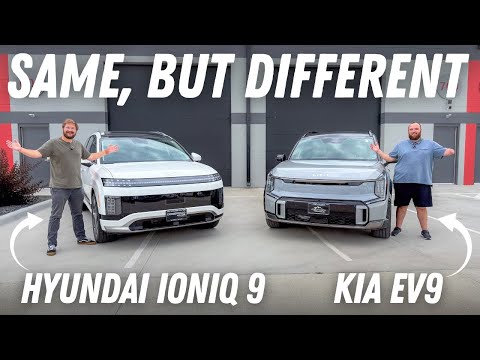 Hyundai IONIQ 9 vs Kia EV9! Similar, But Surprisingly Different