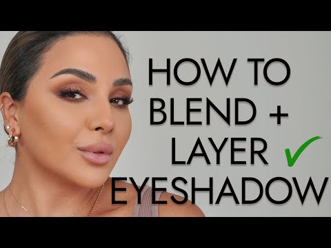 HOW TO BLEND AND LAYER EYESHADOW | NINA UBHI