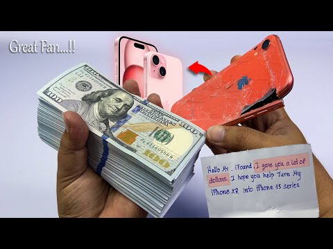 OMG!!🤑 500000$ For i Turn iPhone XR into iPhone 15 Series