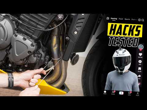 Testing Weird TikTok Motorcycle Hacks To See If They Work