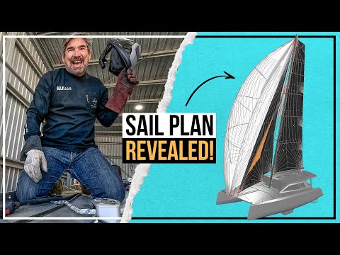 Sail Plans REVEALED 😱 (Custom Aluminum Catamaran Build Pt. 43)