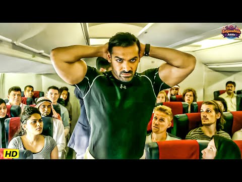 Underworld mafia caught on a plane... watch what happened next. Dishoom Movie Climax Scene