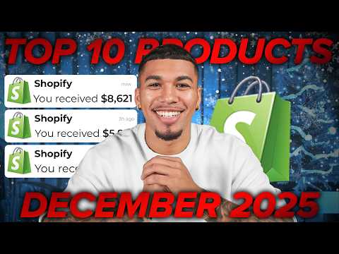 ⭐️ TOP 10 PRODUCTS TO SELL IN DECEMBER 2025 | DROPSHIPPING SHOPIFY