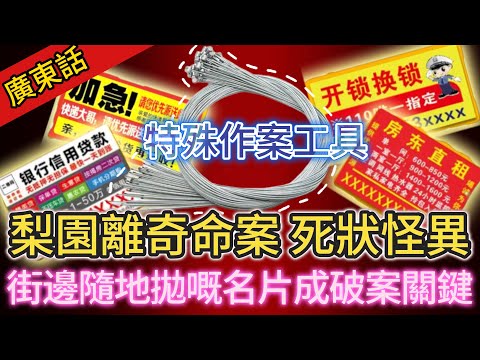 【真實案件】| 梨園發生離奇嘅命案，作案工具特殊，非同一般！警方多方調查無結果陷僵局，街邊隨地拋嘅幾張名片竟成破案關鍵！#犯罪#案件解說