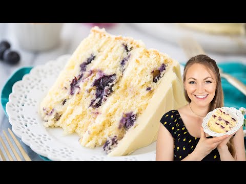 The Brightest and Freshest Lemon Blueberry Cake