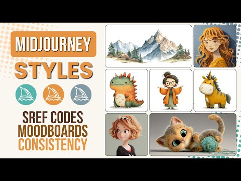 Master Midjourney Styles: Prompting, SREF Codes, Moodboards & Style Consistency