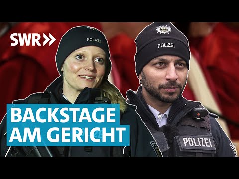 Rote Roben, Polizei, Schlagstöcke - Hinter den Kulissen der Hohen Gerichte in Karlsruhe