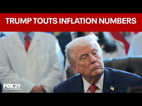 Trump touts improved inflation numbers ahead of North Carolina visit