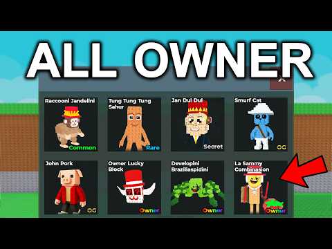 I Secretly Got Every OWNER Brainrot