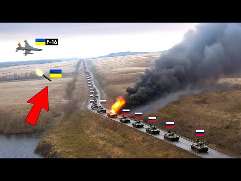 Ukrainian F-16 Intercepts Massive Russian Convoy — Then THIS Happens!