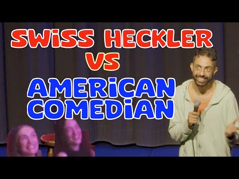 SWISS HECKLER VS AMERICAN COMEDIAN | STAND UP COMEDY