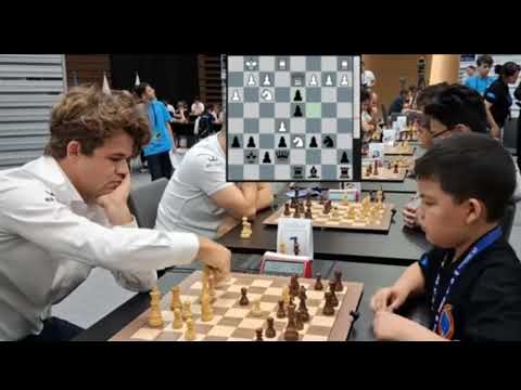 Little Kid Tried A Stalemate Trick On Magnas Calsen | World Blitz Team Chess Championship 