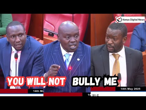 Angry Sifuna Clashes with Senators Aaron Cheruiyot and Cherargei Over Heckling!!