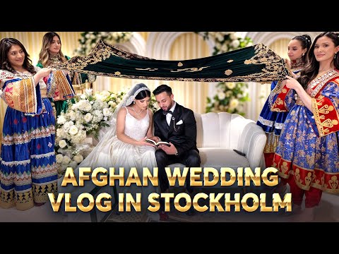 Afghan wedding Vlog | Flying to Sweden for This Sweet Bride and Groom’s Wedding  محفل عروسی در سویدن