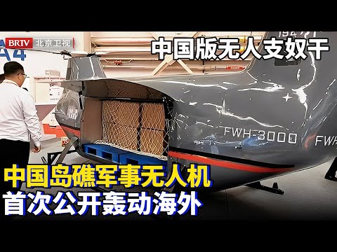 中国无人机隐形的冠军，不是大疆而是它，岛礁军事无人机首次公开，海外轰动：中国版无人支奴干【为你喝彩】