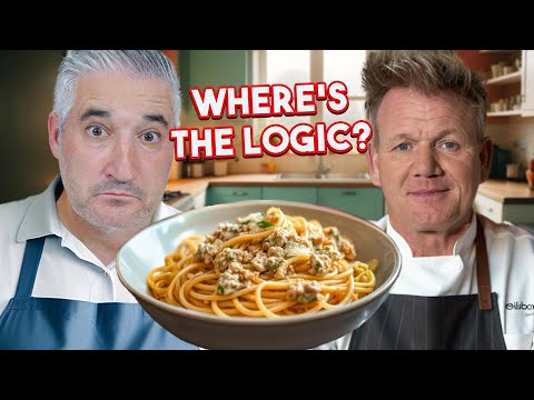 Italian Chef Reacts to Gordon Ramsay's Famous Turkey Pasta