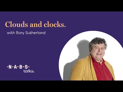 NABS Tuesday Club: 'Clouds and Clocks' with Rory Sutherland