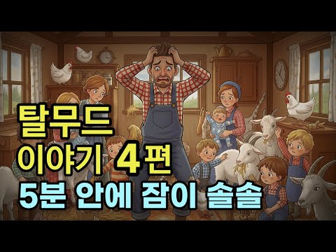 [탈무드 이야기 4편] 잠들 때, 일할 때, 산책할 때 듣는 5천년 유대인의 지혜 | 이야기해주는남자