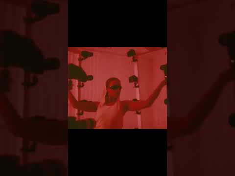 Getting my workout in on set