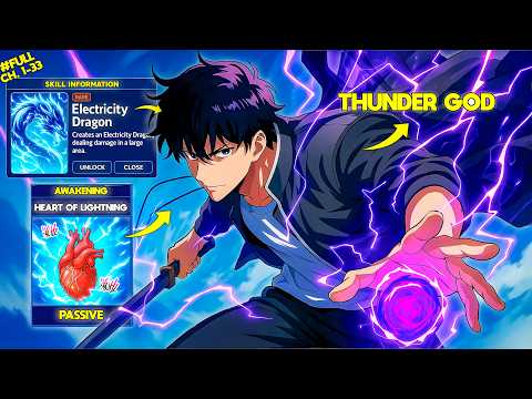 [FULL] He HAD an E-Rank SKILL, BUT ended up AWAKENING an SSS THUNDER GOD SKILL | Manhwa Recap