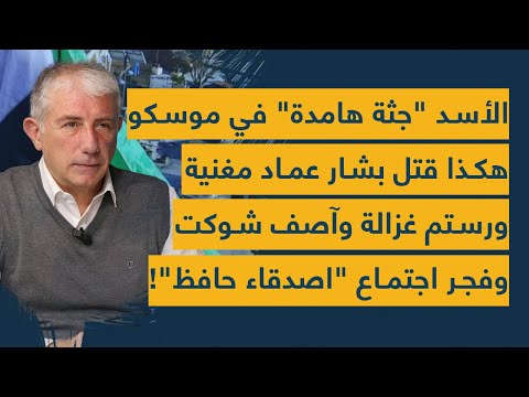 بشار جثة هامدة.. نضال السبع: هكذا أعدم الأسد عماد مغنية ورستم غزالة وفجر آصف شوكت ومبنى الأمن القومي