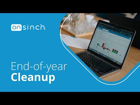 OnSinch Support Webinar: End-of-Year System Cleanup