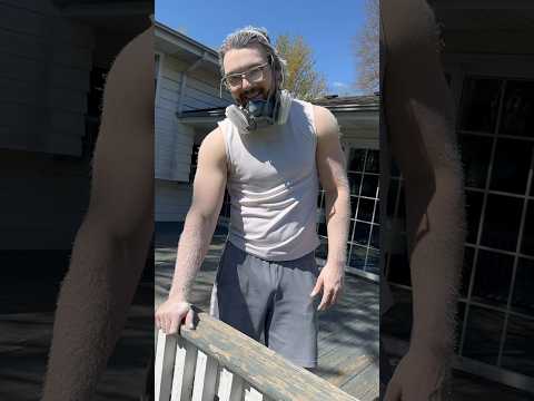 Side effects of using a paint sprayer 🥴🧓🏼#fyp #paint #paintsprayer #sherinwilliams