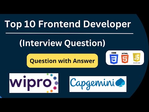 Top 10 Frontend Developer interview questions with Answer | Question and Answer | Frontend Developer