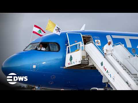 FULL HISTORIC ARRIVAL: Pope Leo XIV Welcomed in Beirut – Epic Papal Journey 2025 | DWS News | AK14