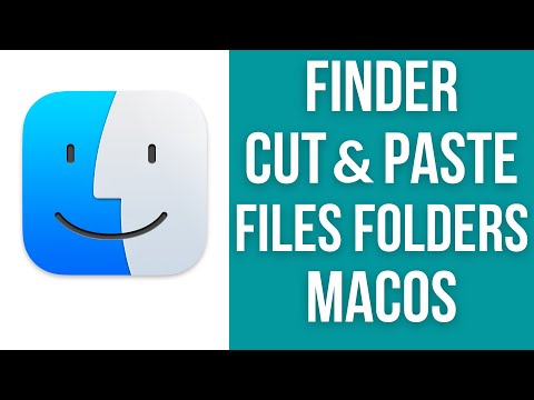 How To Cut & Paste Files Folders On macOS Finder