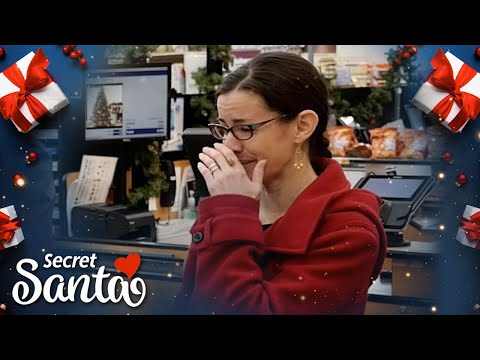 Secret Santa asked this mom to get to the grocery store immediately. Watch what happened next.