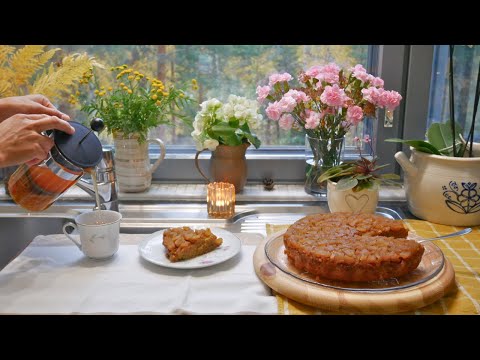 Slow Life in Finland🍂Homemade Apple Cake, Apple Jelly & Cider🍎Baked Chicken with Mango-Avocado Salad