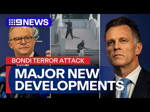 IN FULL: Latest on Bondi shooting; gunmen's ISIS links, stricter gun laws | 9 News Australia
