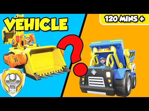 Which Vehicle Is Rubble's Favourite? (Compilation) | Rubble - Paw Patrol | Cartoons for Kids