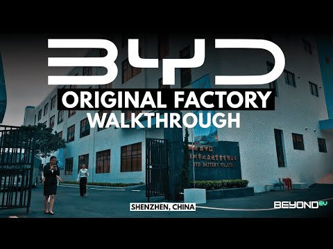 BYD's Original Factory - Shenzhen, China (Walkthrough Tour)