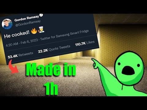 How I made a realistic Backrooms Game in 1h