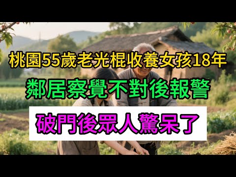 桃園55歲老光棍收養女孩18年，鄰居察覺不對後報警，破門後眾人驚呆了...