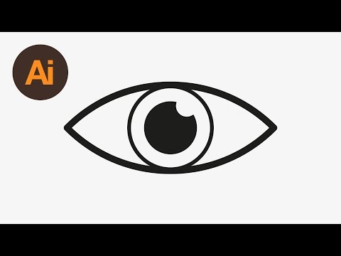 Learn How to Draw an Eye Icon in Adobe Illustrator | Dansky