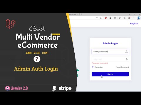 #7. Admin Auth Login and Logout